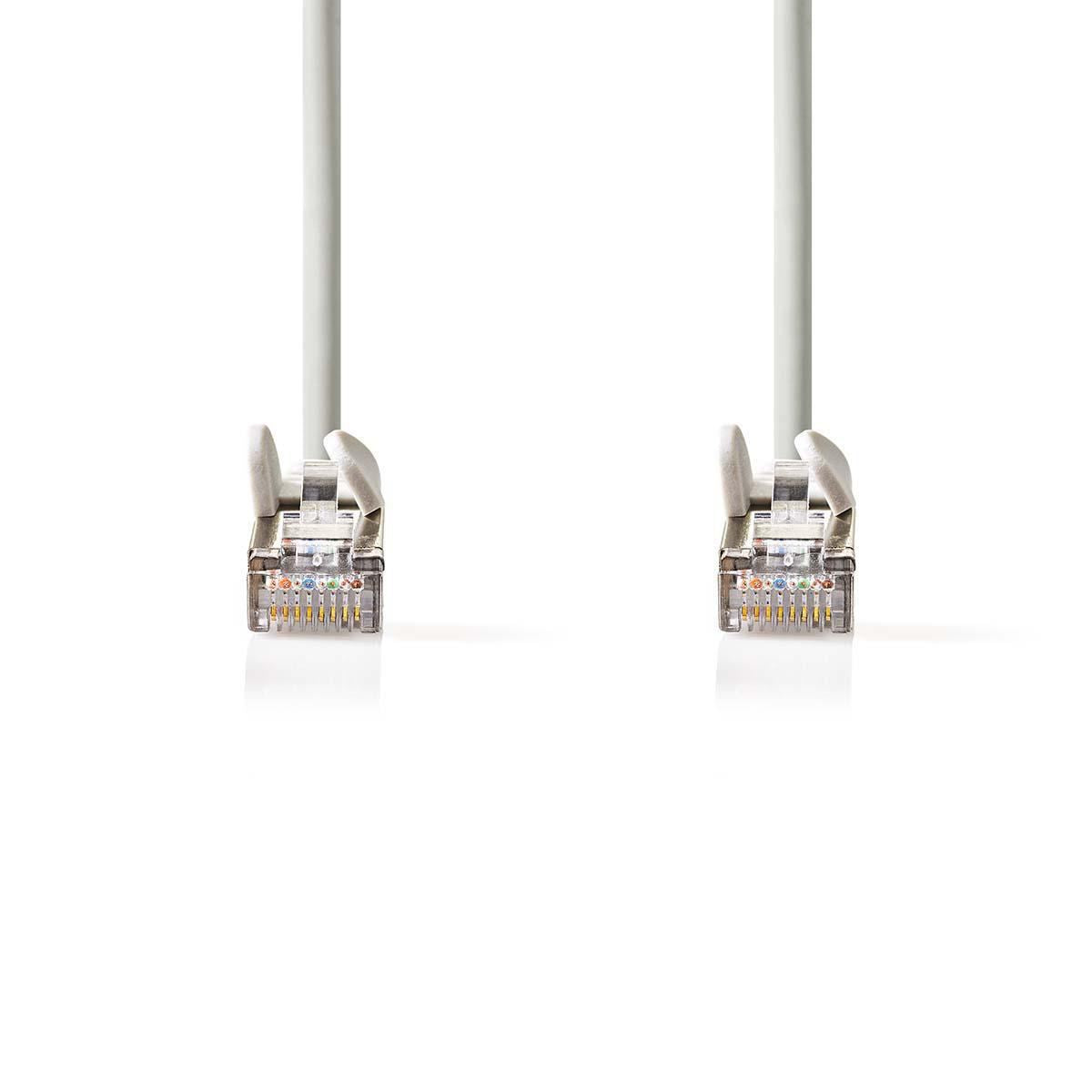 Nedis Cat 5e F/UTP Network Cable RJ45 Male to RJ45 Male 1m Grey CCGP85111GY10
