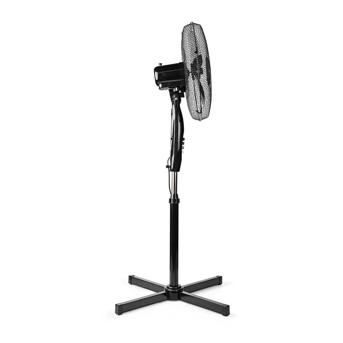 Nedis Stand Fan Diameter 40 cm 3-Speed Oscillation 45W Adjustable height Black