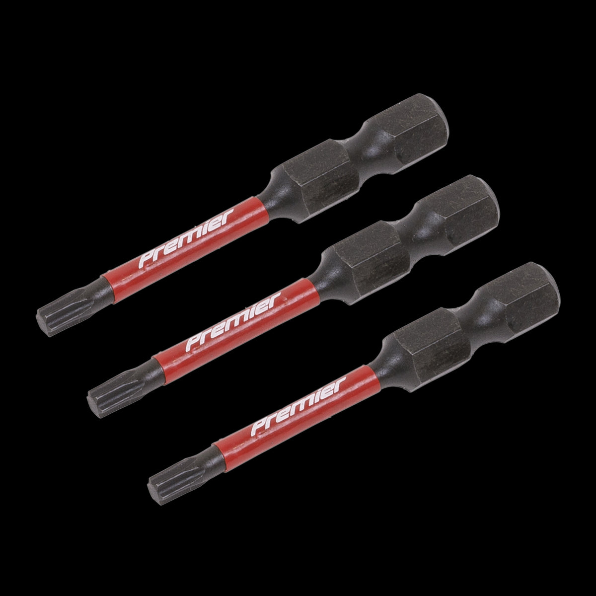 Sealey Premier TRX-Star* T15 Impact Power Tool Bits 50mm - 3pc AK8241