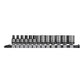 Sealey Socket Set 13pc 1/4"Sq Drive Metric - Black Series AK7990
