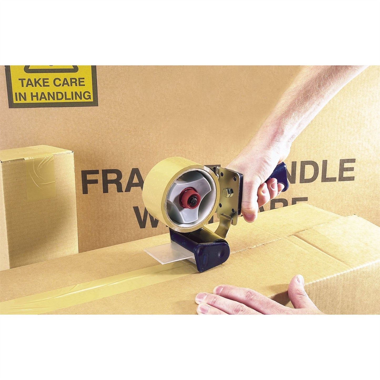 Draper 1x Hand-Held Packing Tape Dispenser Kit and Two Reels of Tape Work Tool