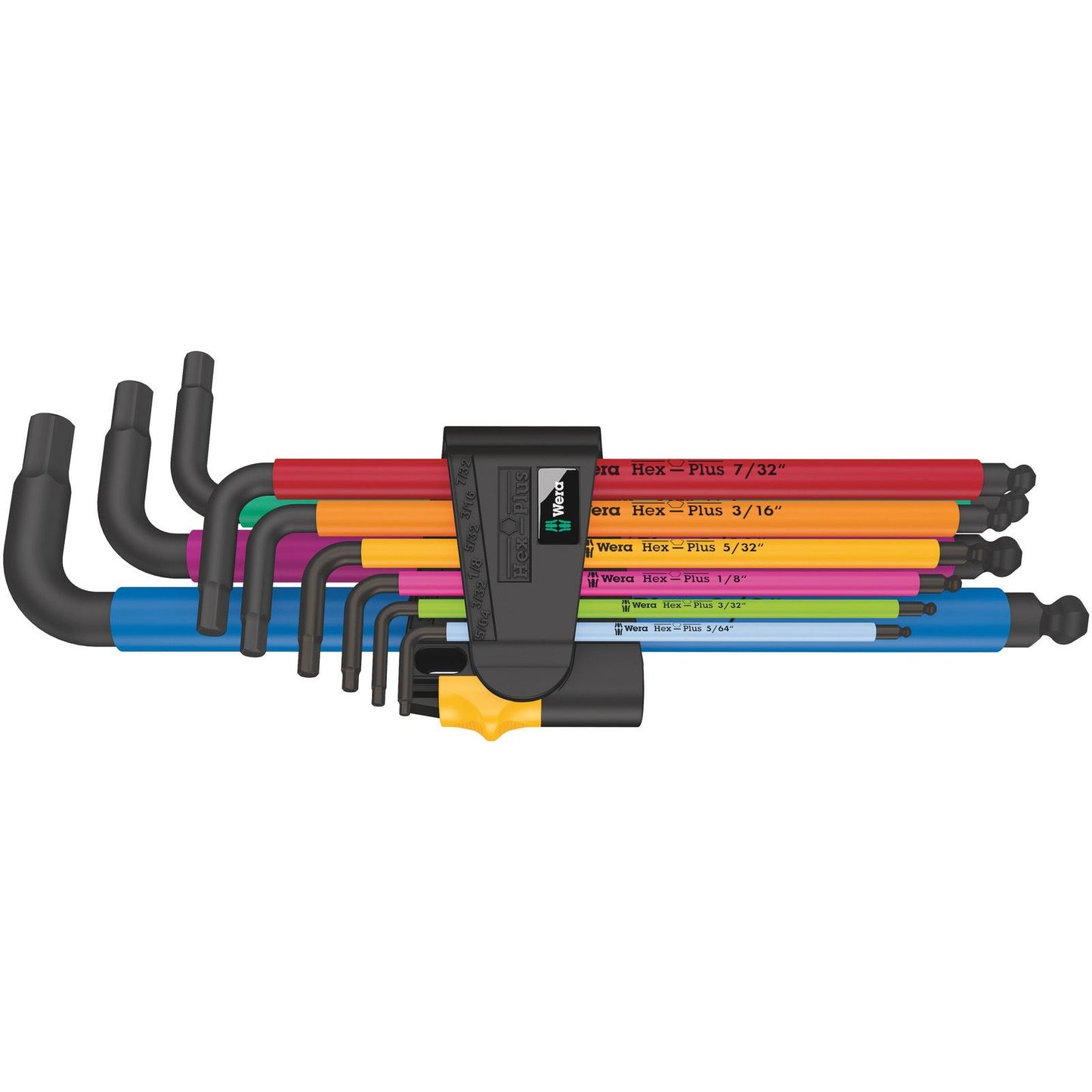 Wera 950/9 Hex-Plus Multicolour Imperial 2 Blacklaser 9Pc 022640