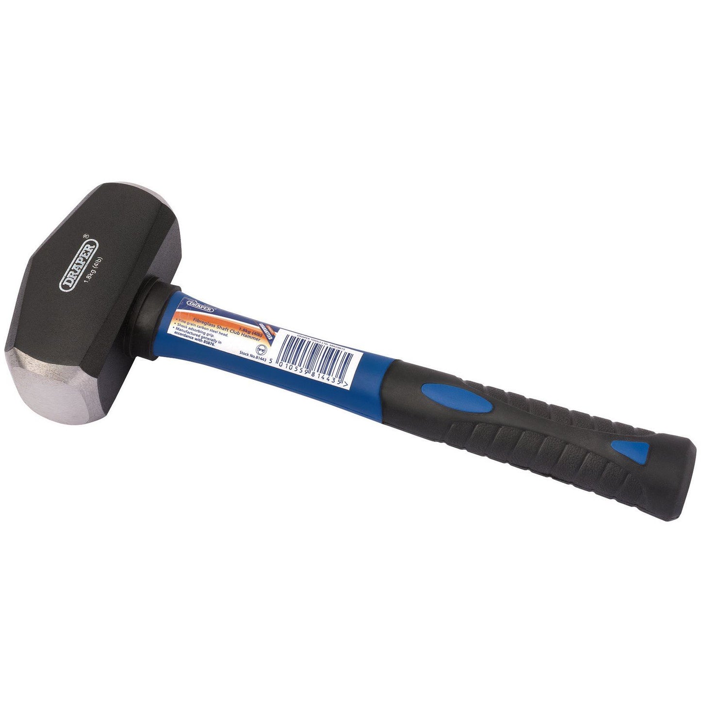 Draper 81443 Fibreglass Shaft Club Hammer 1.8kg - 4lb