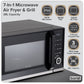Baridi 7-in-1 Air Fryer Microwave & Grill, 28L Capacity - Black DH277
