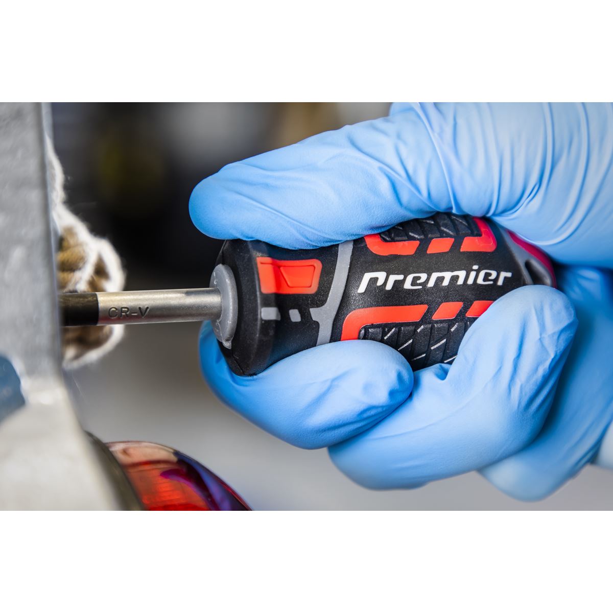 Sealey Screwdriver Set 3pc GripMAX Stubby AK4328