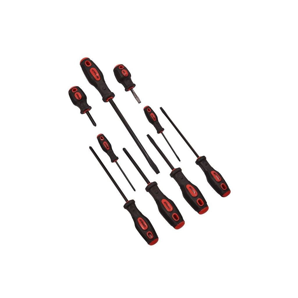 9 Piece Screwdriver Set 4 Phillips 5 Slotted Diy Tool Soft Grip Handles - L0820