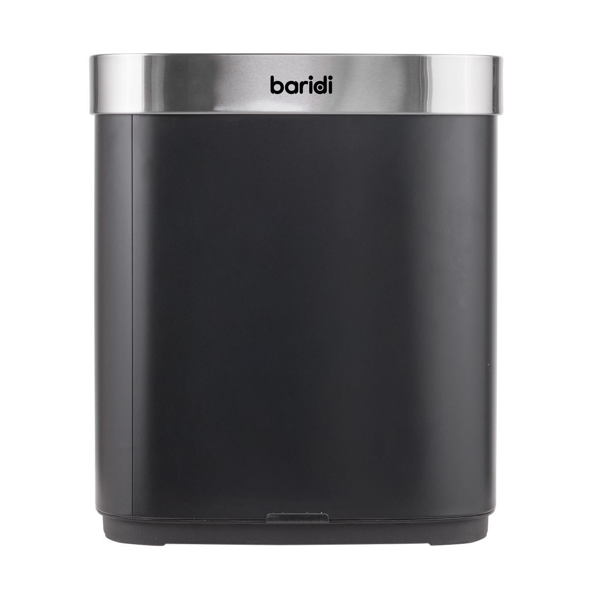 Baridi Sensor Bin 50L - Black/Stainless Steel DH281