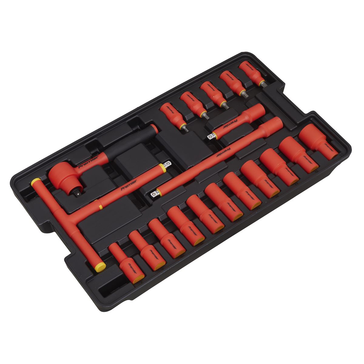 Sealey 1000V Insulated Tool Kit 3/8"Sq Drive 50pc AK7938