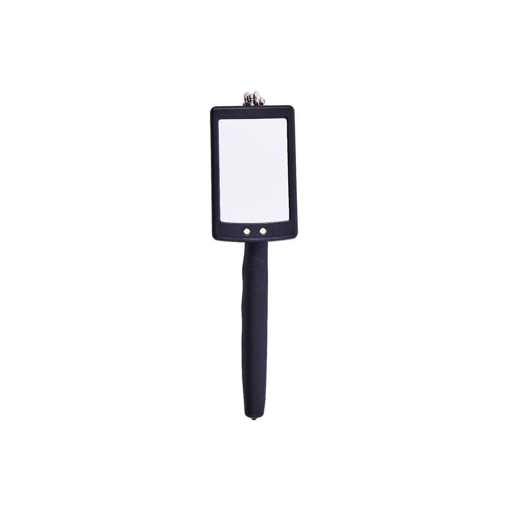 Amtech Telescopic Light Inspection Mirror+2 LED Bright Light Extends To 87cm - S2305