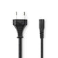 Nedis Power Cable Euro Plug to IEC-320-C1 3m Black PCGP11060BK30
