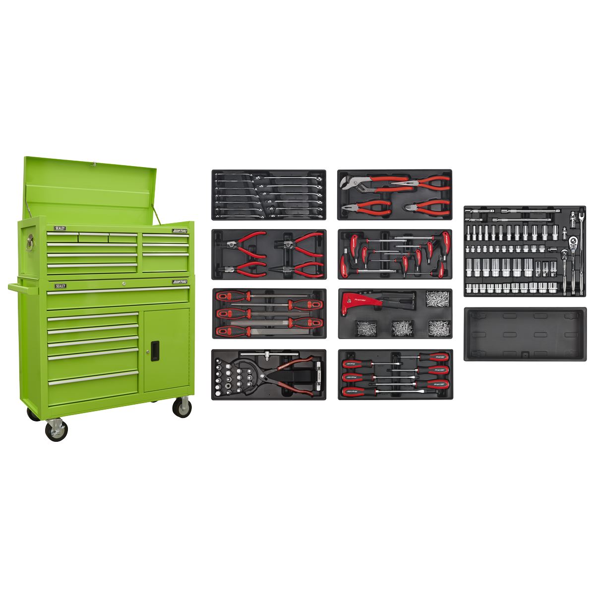 Sealey American Pro American PRO Tool Chest Combination with 117pc Tool Kit