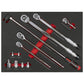 Sealey Ratchet, Torque Wrench, Breaker Bar, Socket Adaptor Set, 3/8", 1/2"Sq Dr