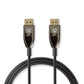 Nedis DisplayPort 1.4 Cable AOC DisplayPort Male to Male 50m Black