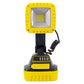 10W COB LED Rechargeable Work Light - 1,000 Lumens Yellow - 90049