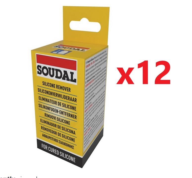 Soudal 12x Silicone Remover - CLEAR (100ml) NONEU Tracked VD.AUK