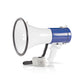 Nedis Megaphone 25W 1500m Range Detachable Microphone White/Blue MEPH200WT