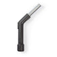 Nedis Vacuum Cleaner Bent End Metal 32mm screw-cuff + click-ring VCBE11432