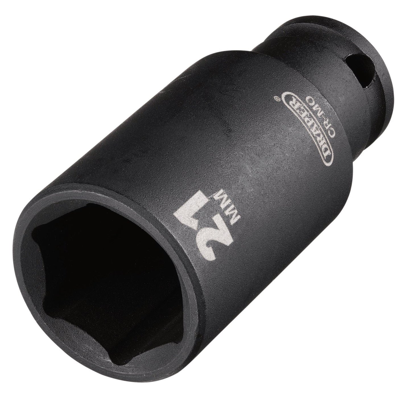 Draper HI-TORQ Metric Deep Impact Socket, 3/8" Sq. Dr., 21mm