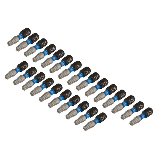 Draper T25 x 25mm Impact S/D Bit 25Pk IMBH/TX25/25