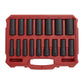 Sealey Impact Socket Set 16pc 1/2"Sq Drive Deep Lock-On 6pt Metric AK5817M