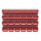 Sealey Bin & Panel Combination 24 Bins - Red TPS130