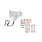 Nedis Supporter Megaphone 100dB 100m Range Country Stickers White