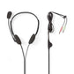 Nedis PC Headset On-Ear 2x 3.5mm Connectors 2m Black CHST100BK