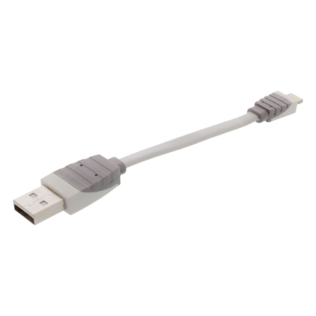 Bandridge USB sync and charge cable USBA male to 8-pin Lightning male 0.10m white - BBM39300W01