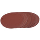 5Pc MIXED GRIT SANDING DISC SET 180mm Circular DIY Filing Orbital Sander Sheets - 93428