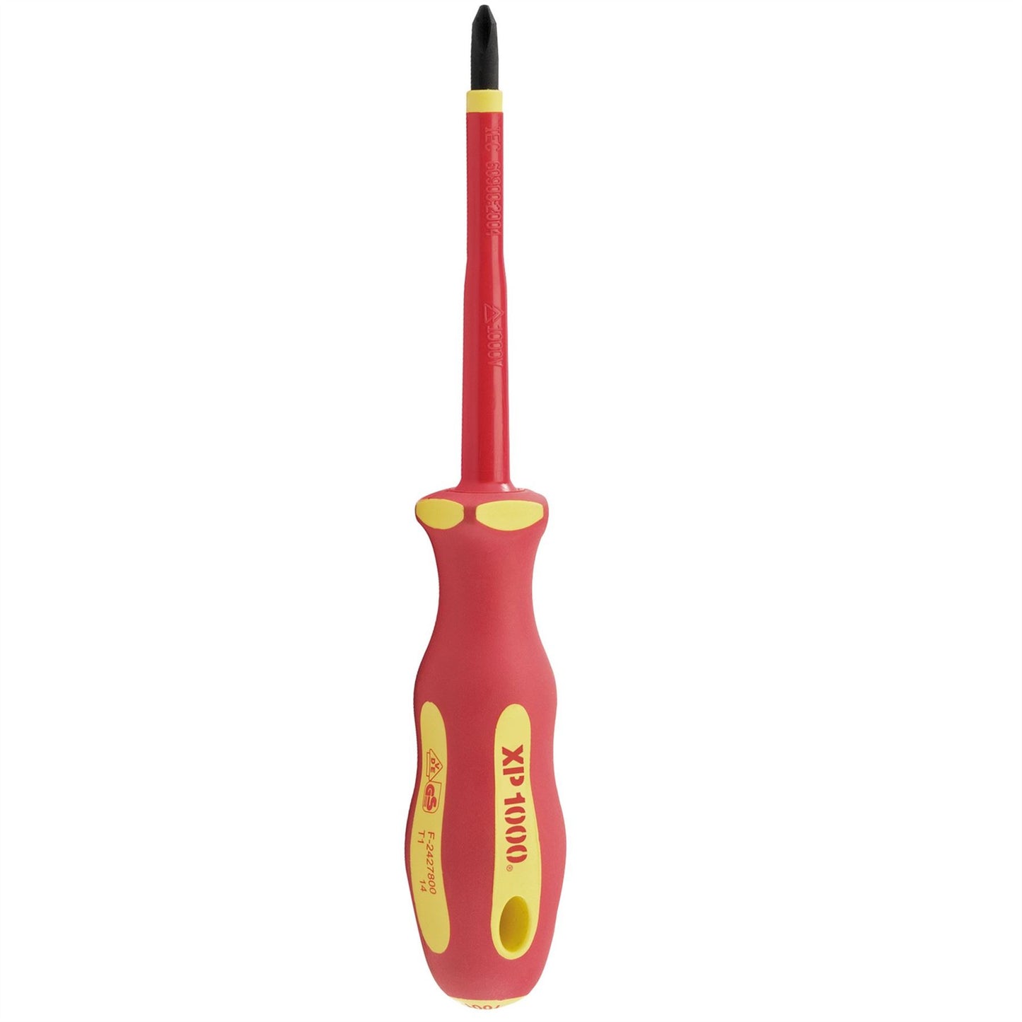 Genuine Draper Ergo Plus VDE No.2 x 100mm Cross Slot Screwdriver | 64432