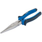 Draper 1x 200mm Soft Grip Long Nose Pliers Garage Professional Standard Tool - 44143