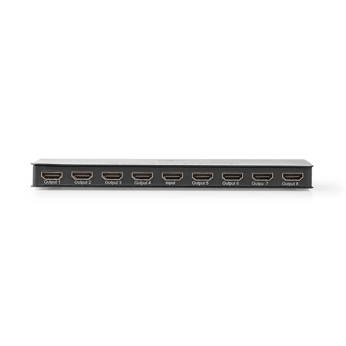 Nedis HDMI Splitter 8-Port HDMI Input 8x HDMI Output 4K@60Hz 18 Gbps Anthracite - VSPL3478AT