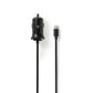 Nedis Car Charger 2.4A Fixed cable Apple Lighting Black CCHAL240ABK