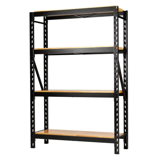 Draper BUNKER 18 Piece Modular 4 Tier Racking with Hardwood Shelving, 1500mm