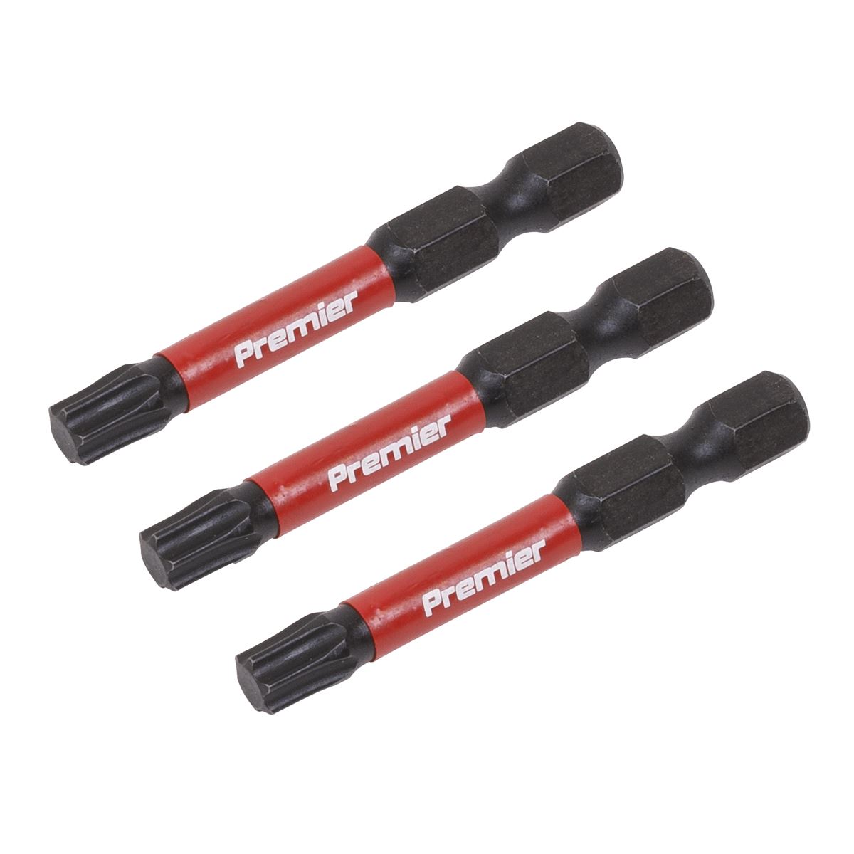 Sealey Premier TRX-Star* T30 Impact Power Tool Bits 50mm - 3pc AK8245