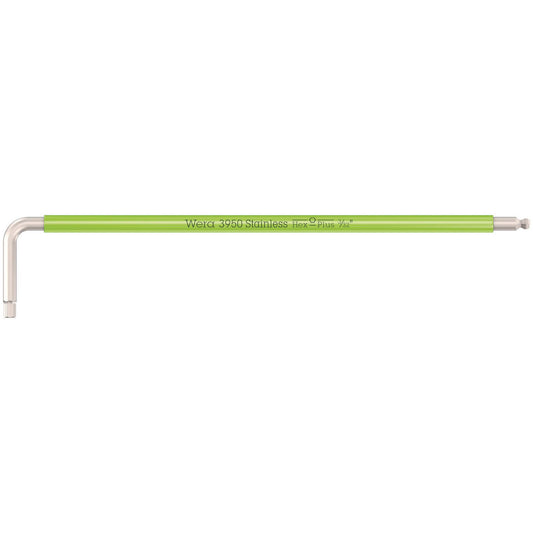 Wera 3950 Spkl Stainless Steel Multicolour Hex Key 3/32"  022851