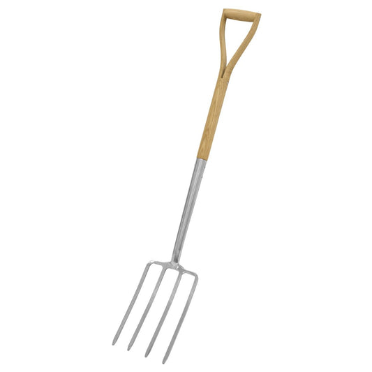 Sealey Premier Digging Fork with Ash Handle & Stainless Steel Tines GTWH016