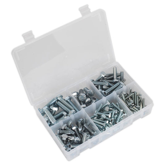 Sealey Setscrew Assortment 150pc Metric M5-M10 High Tensile AB048SS