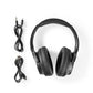 Over-Ear Bluetooth Headphones 24hr Playtime 25dB Noise Cancelling Fast Charging - HPBT3261BK