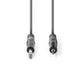 Nedis Stereo Audio Cable 6.35mm Male to 3.5mm Male 1.5m Grey COTH23205GY15