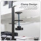 Dellonda Extendable Cable Management Tray 435/730 x 130 x 190 - Black DH276