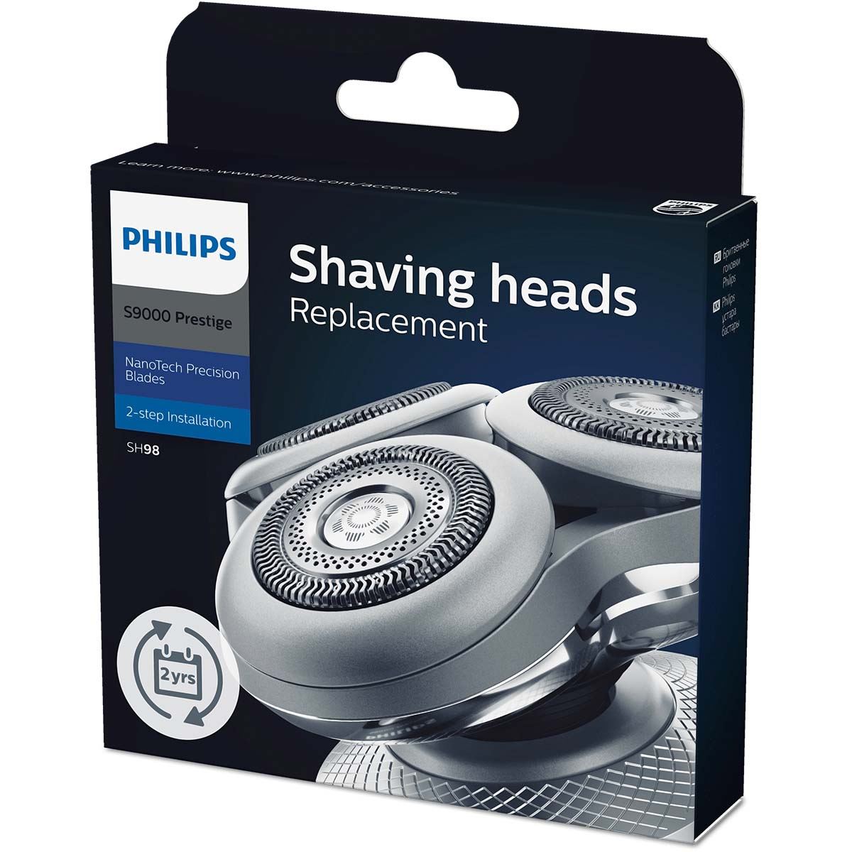 Genuine Philips SH98/80 Replacement heads compatible with S9000 Prestige.