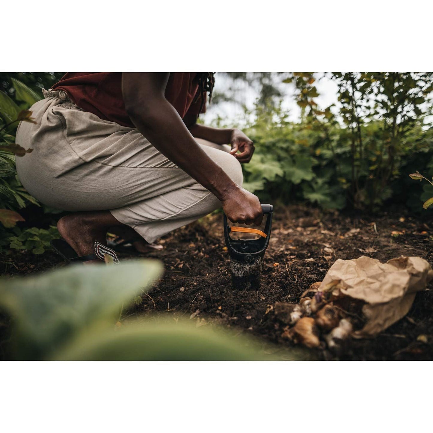 Fiskars Solid Hand Bulb Planter