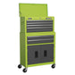 Sealey Rollcab, Mid-Box & Topchest Stack - Hi-Vis Green AP2200BBHVSTACK