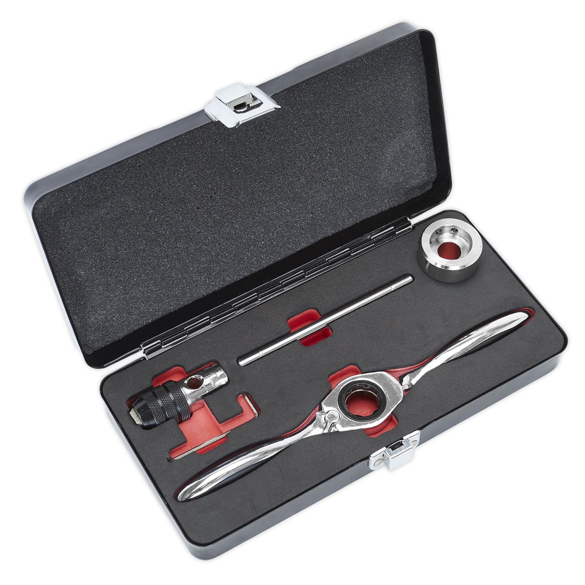 Sealey Bi-Directional Ratchet Tap & Die Holder Set 5pc AK3027