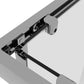 Baridi Corner Shower Entry Enclosure 800 x 800 x 1850mm with 6mm Tempered Glass - Chrome DH298