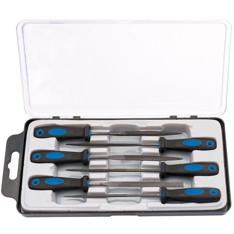 Draper Needle File Set High Carbon For Metalwork Soft Grip Jewellers Micro Small - 83480