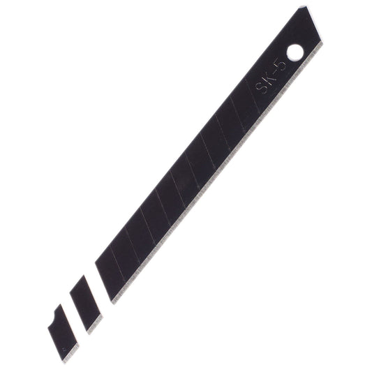 Draper Snap-Off Segment Knife Blades, 9mm, Black (Pack of 10)
