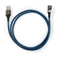 Nedis Gaming USB-A 2.0 to Apple Lightning 8-Pin 480Mbps 12W Blue & Black 2m - GCTB39300AL20