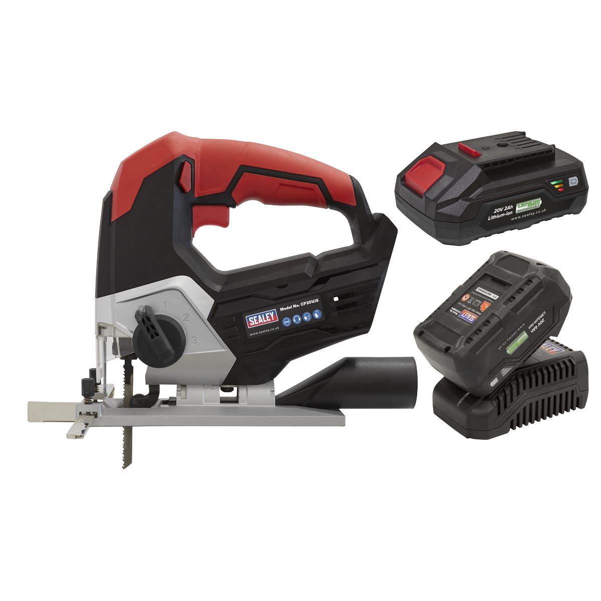 Sealey Cordless Jigsaw Kit 20V - 2 Batteries CP20VJSKIT